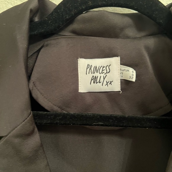 Princess Polly Black Jacket & Skirt Set - Size 0 - Picture 7 of 7